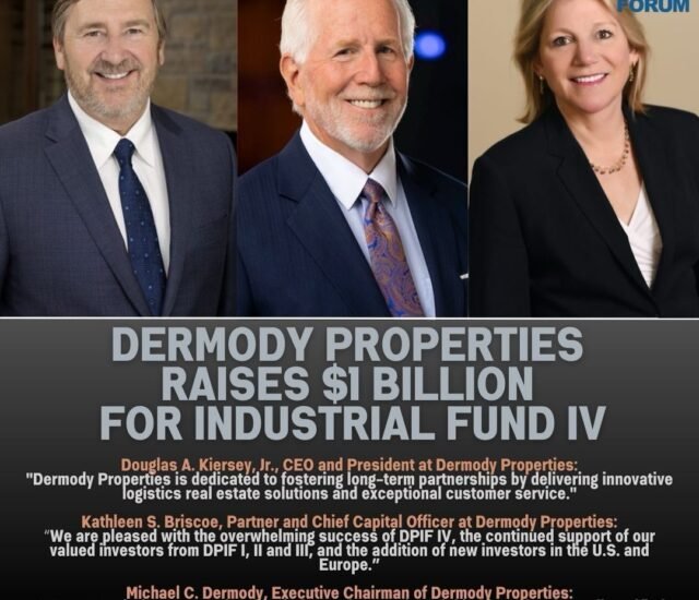 Dermody Properties Raises $1 Billion for Industrial Fund IV