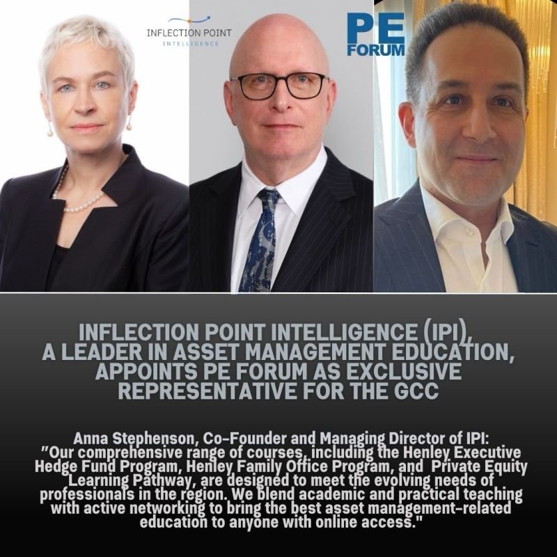 Inflection Point Intelligence (IPI) and PE FORUM Forge Strategic Partnership for GCC representation