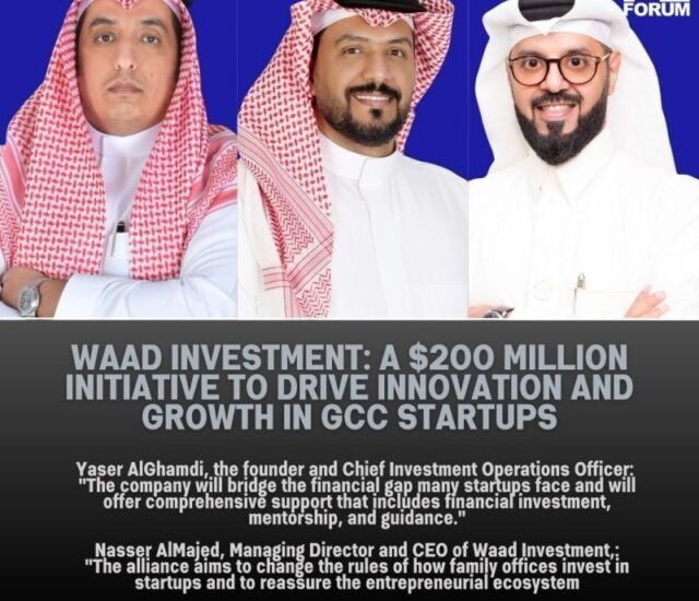 Waad Investment: A $200M Initiative to Drive Innovation and Growth in GCC Startups