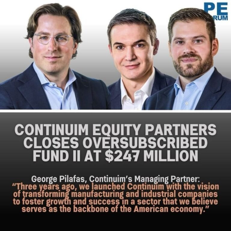 Continuim Equity Partners Closes Oversubscribed Fund II at $247 Million
