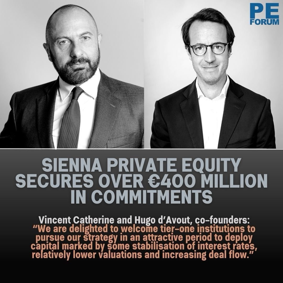 Sienna Private Equity secures over €400 million in commitments