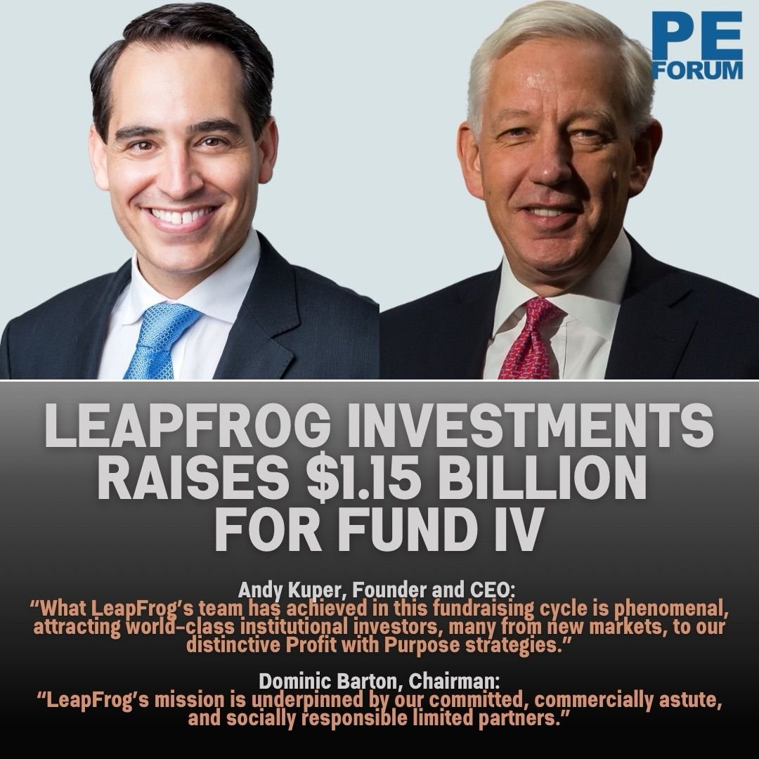 LeapFrog Investments Raises $1.15 Billion in Fourth Fundraising Cycle