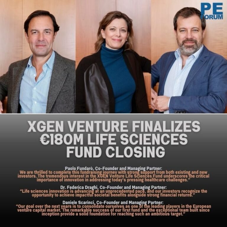 XGEN Venture Finalizes €180M Life Sciences Fund Closing