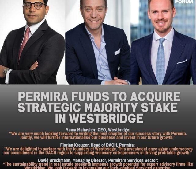 Permira Funds to acquire strategic majority stake in Westbridge Advisory from GENUI