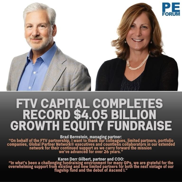 FTV Capital Completes Record $4.05 Billion Growth Equity Fundraise
