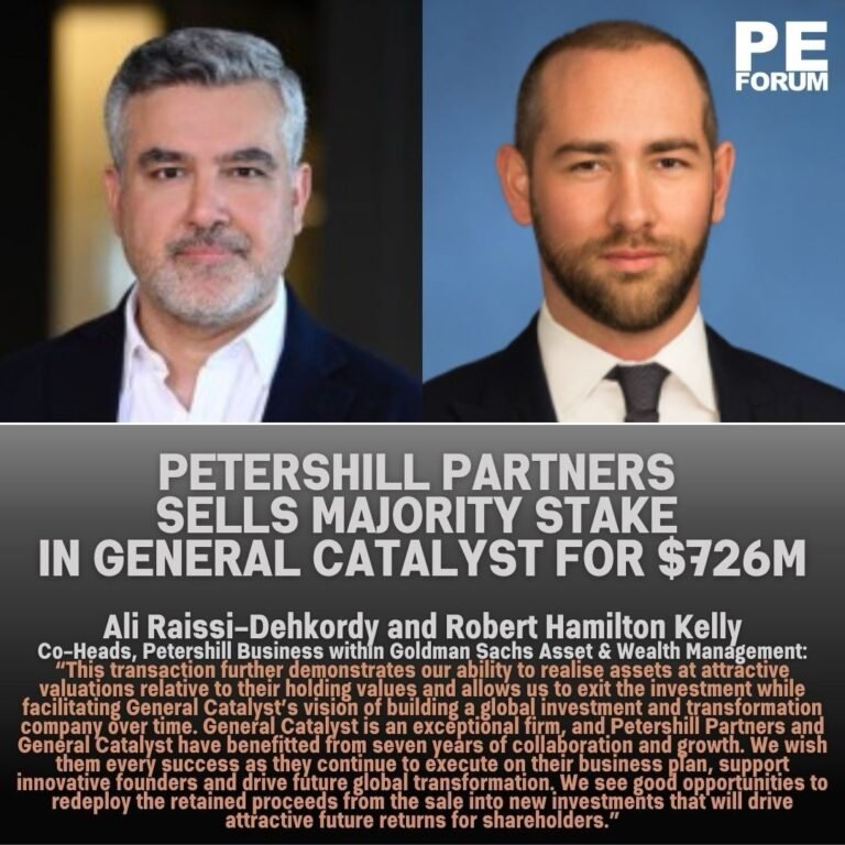 Petershill Partners PLC Sells Majority Stake in General Catalyst for $726 Million, Unlocking Significant Value