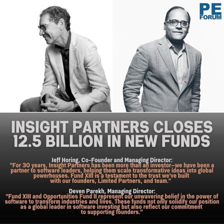 Insight Partners Closes $12.5 Billion in New Funds