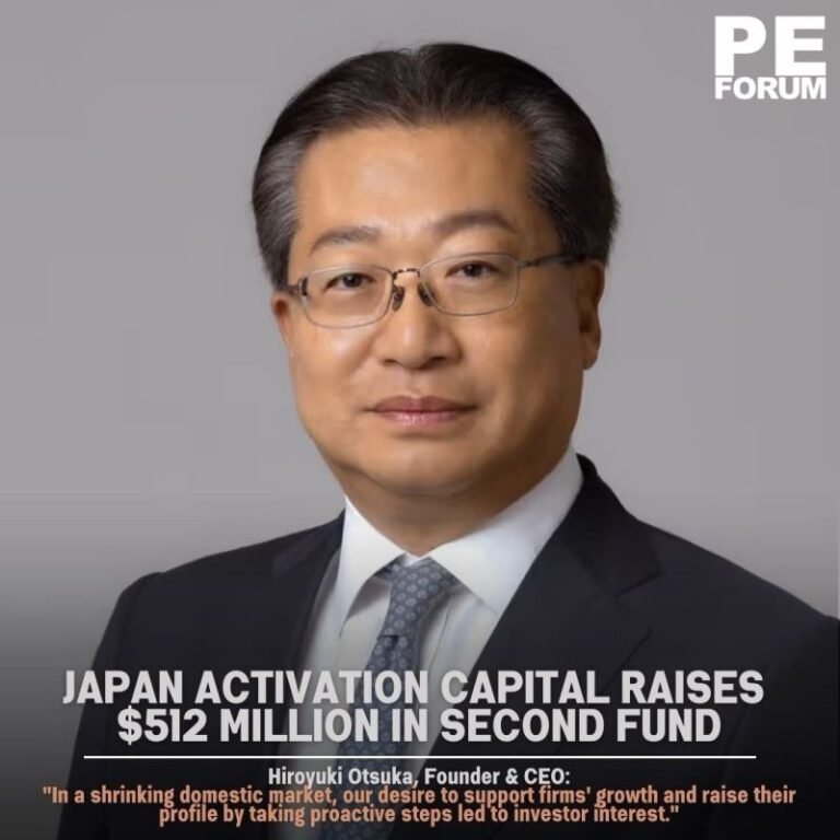 Japan Activation Capital raises $512 million in second fund from domestic investors