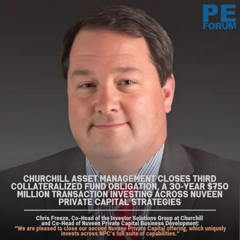 Churchill Asset Management Closes Third Collateralized Fund Obligation