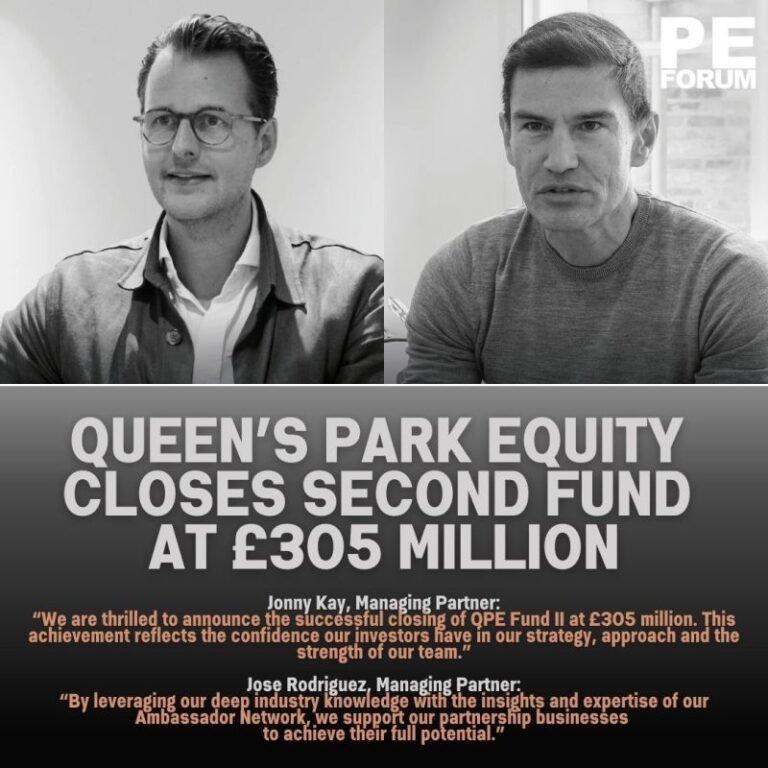 Queen’s Park Equity Closes Second Fund at £305 Million