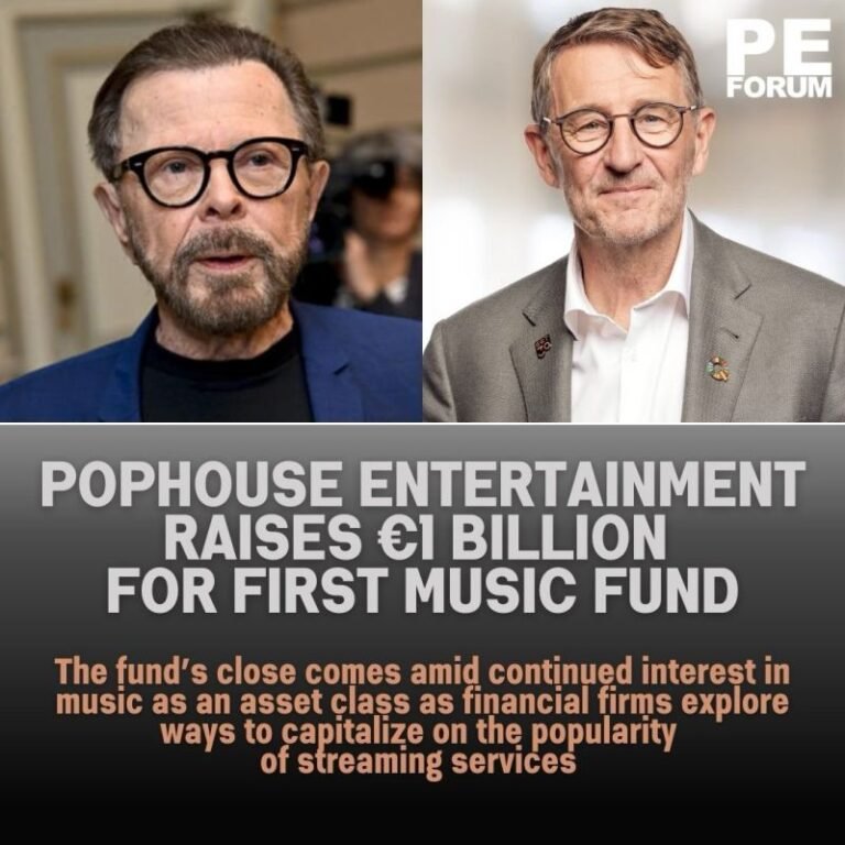 Pophouse Entertainment Raises €1 Billion for First Music Fund