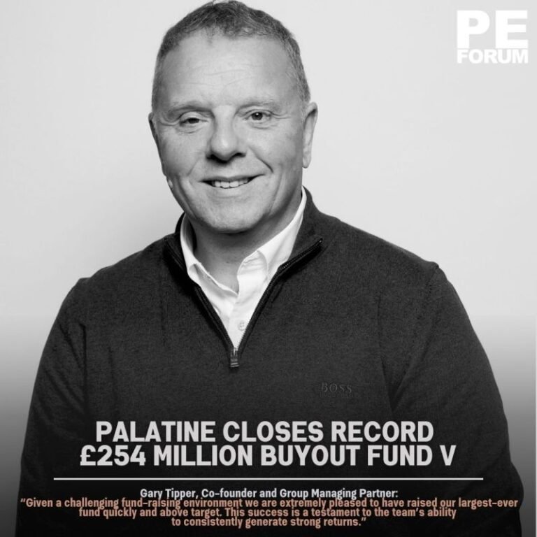 Palatine Closes Record £254M Buyout Fund V, Exceeds Target with Strong Investor Support