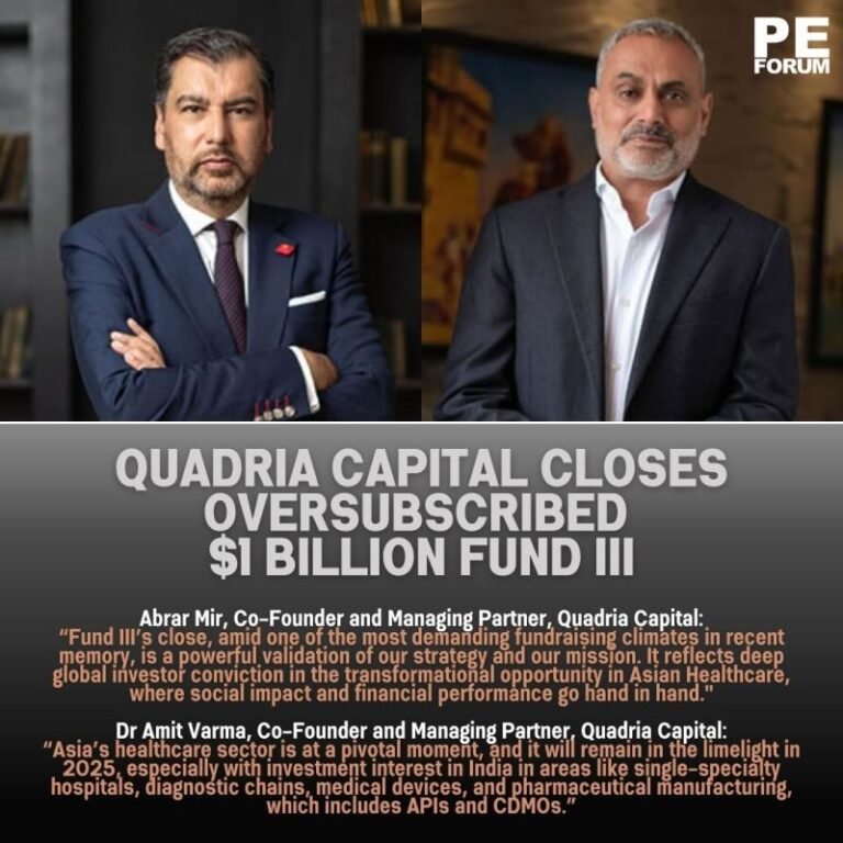 Quadria Capital Closes Oversubscribed US$1 Billion Fund III