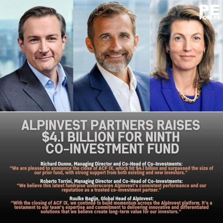 Carlyle AlpInvest Partners Raises $4.1 Billion for Ninth Co-Investment Fund