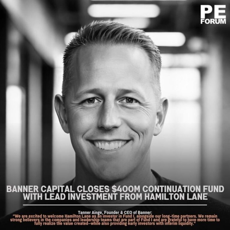 Banner Capital Closes $400M Continuation Fund with Lead Investment from Hamilton Lane