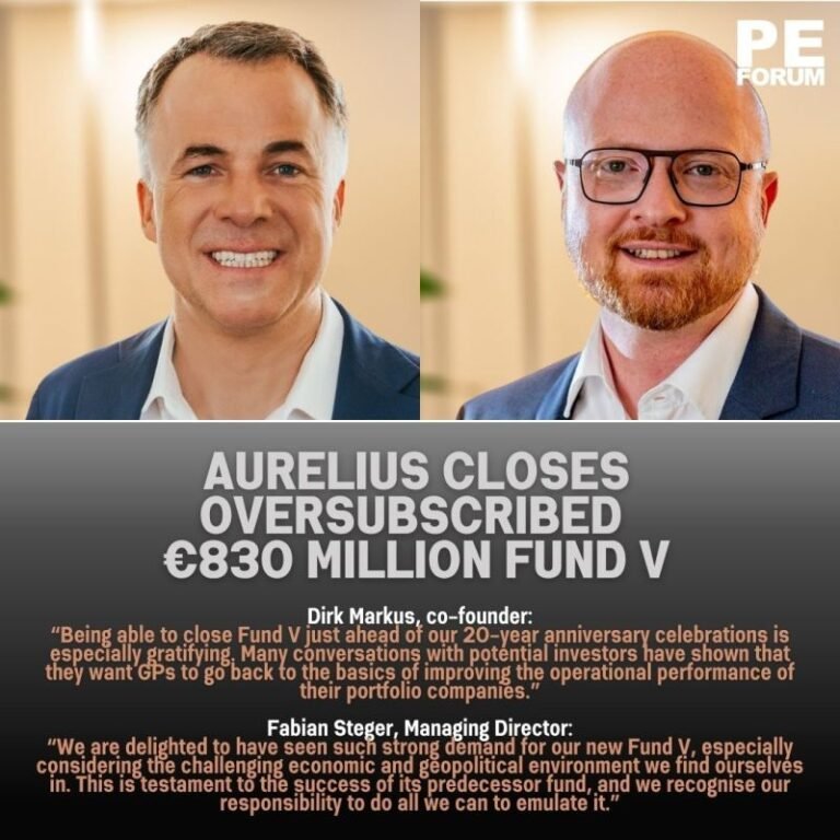 AURELIUS Closes Oversubscribed EUR 830 Million Fund V