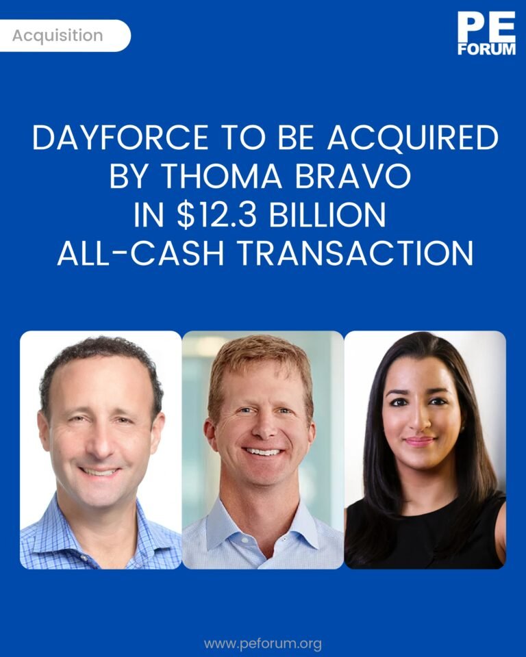 Dayforce to Be Acquired by Thoma Bravo in US$12.3 Billion All-Cash Transaction