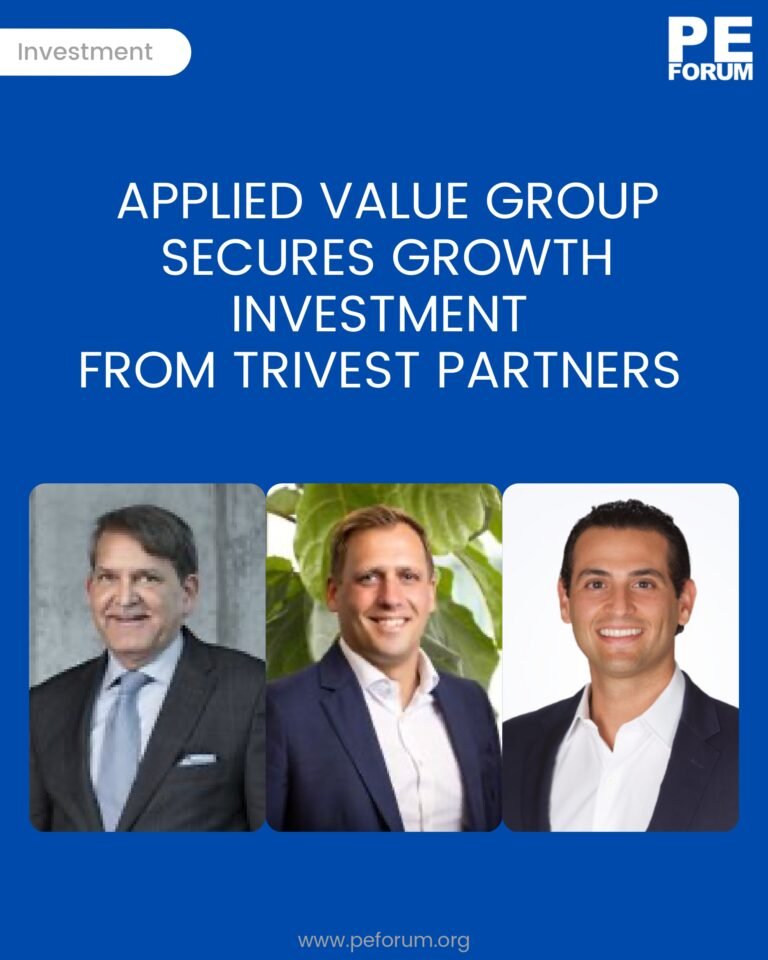Applied Value Group Secures Growth Investment from Trivest Partners to Accelerate Global Expansion