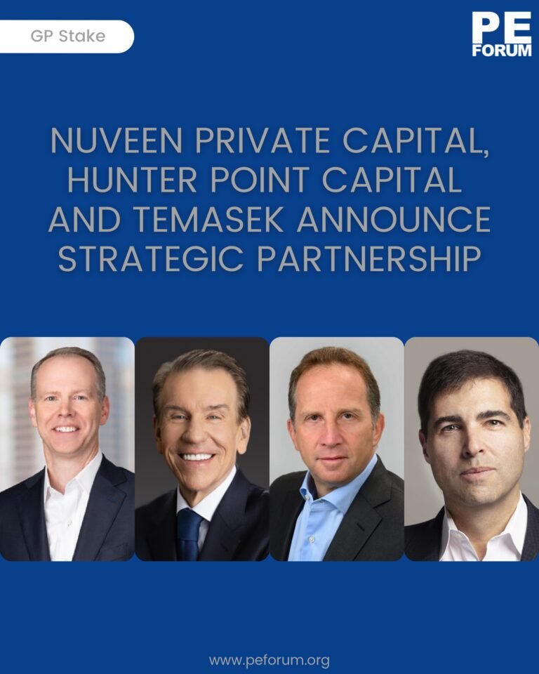 Nuveen, a TIAA company Private Capital, Hunter Point Capital LP and Temasek Announce Strategic Partnership