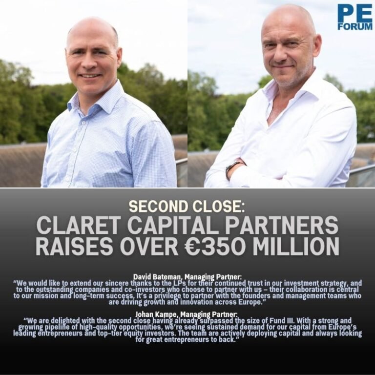 Claret Capital Partners Secures €350M Second Close for Fund IV, Boosting AUM Beyond $1B