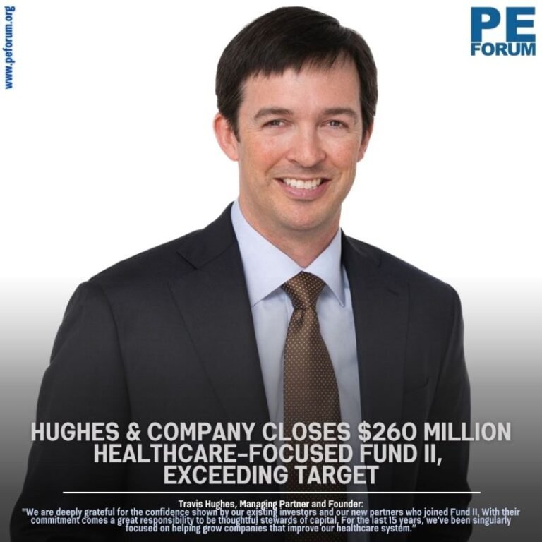 Hughes & Company Closes $260 Million Healthcare-Focused Fund II, Exceeding Target