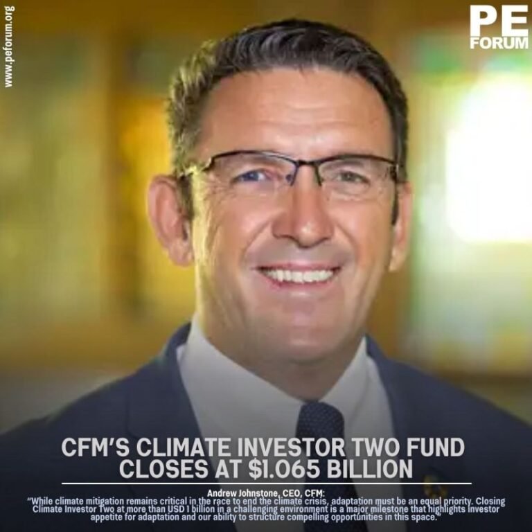 Climate Fund Managers (CFM)’s Climate Investor Two Fund Closes at USD 1.065 Billion