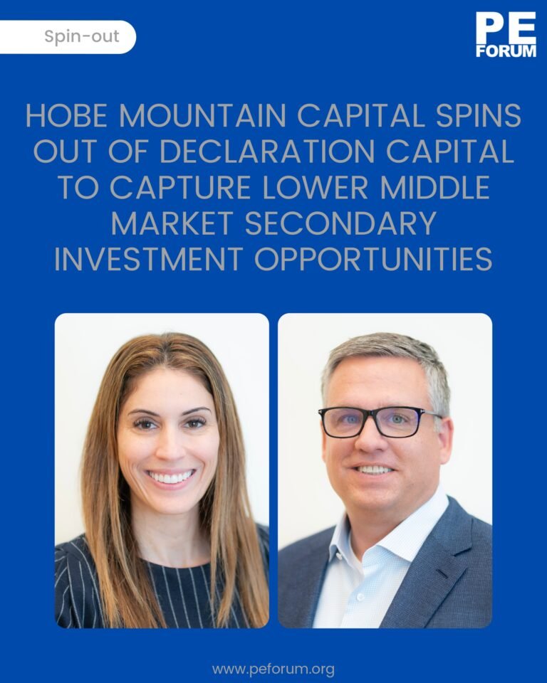 Hobe Mountain Capital Spins Out of Declaration Partners to Capture Lower Middle Market Secondary Investment Opportunities
