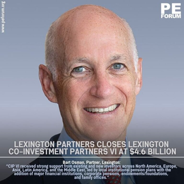 Lexington Partners Closes Lexington Co-Investment Partners VI at $4.6 Billion