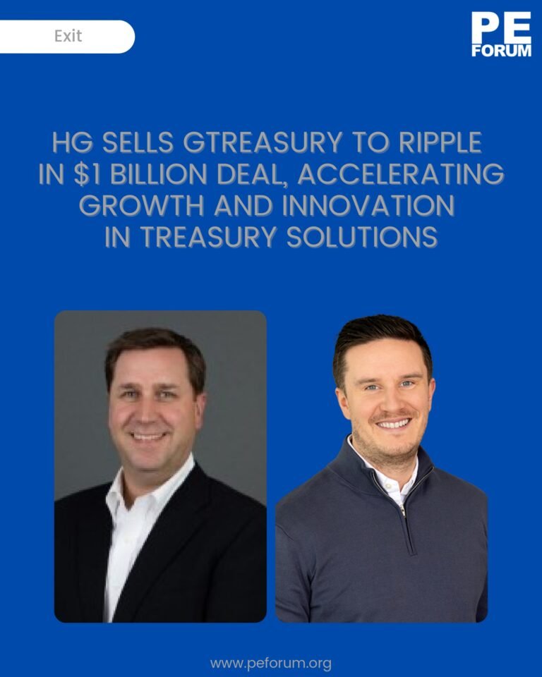 Hg Sells GTreasury to Ripple in $1 Billion Deal, Accelerating Growth and Innovation in Treasury Solutions