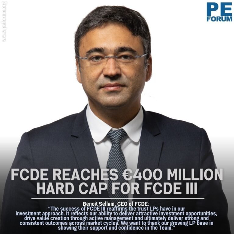 FCDE reaches €400m hard cap for FCDE III