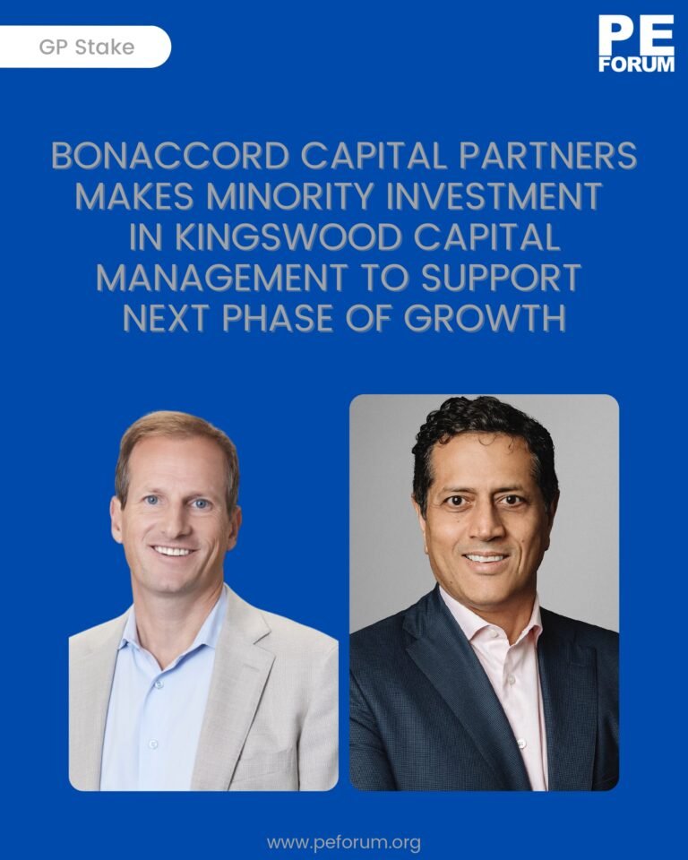 Bonaccord Capital Partners Makes Minority Investment in Kingswood Capital Management to Support Next Phase of Growth