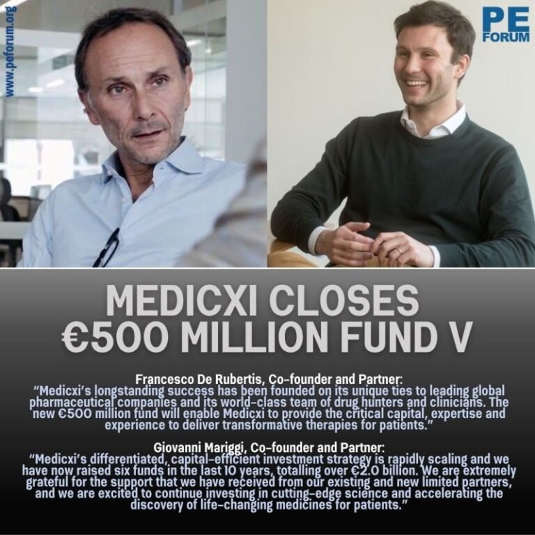 Medicxi Closes €500 Million Fund V