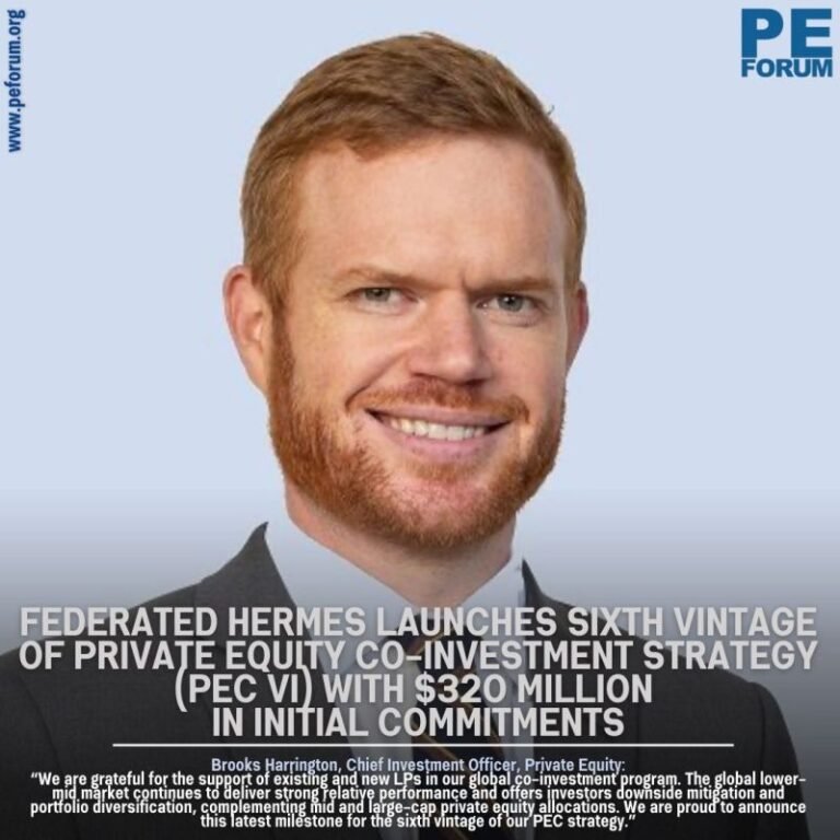 Federated Hermes Launches Sixth Vintage of Private Equity Co-Investment Strategy (PEC VI) with $320 Million in Initial Commitments
