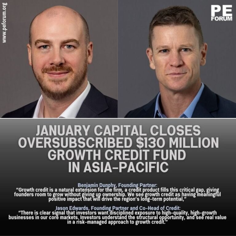 January Capital Closes Oversubscribed US$130 Million Growth Credit Fund in Asia-Pacific