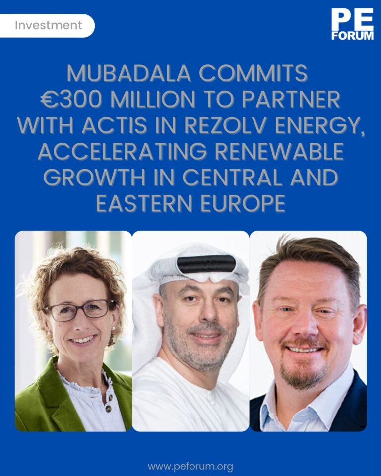 Mubadala Commits €300 Million to Partner with Actis in Rezolv Energy, Accelerating Renewable Growth in Central and Eastern Europe