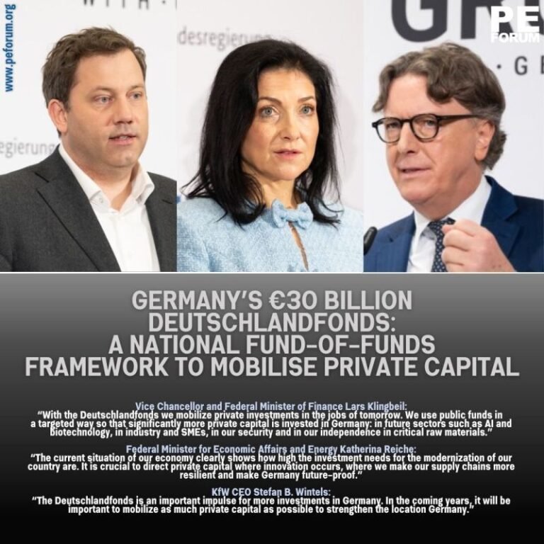 Germany’s €30 Billion Deutschlandfonds: A National Fund-of-Funds Framework to Mobilise Private Capital