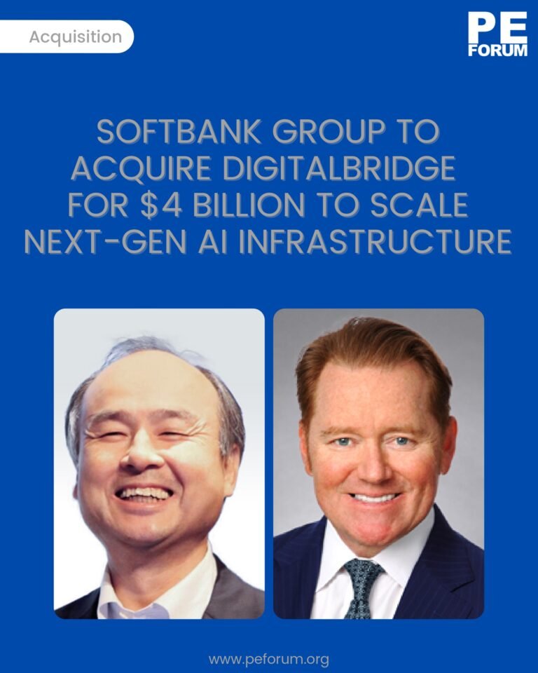 SoftBank Group Corp. to Acquire DigitalBridge for $4 Billion to Scale Next-Gen AI Infrastructure