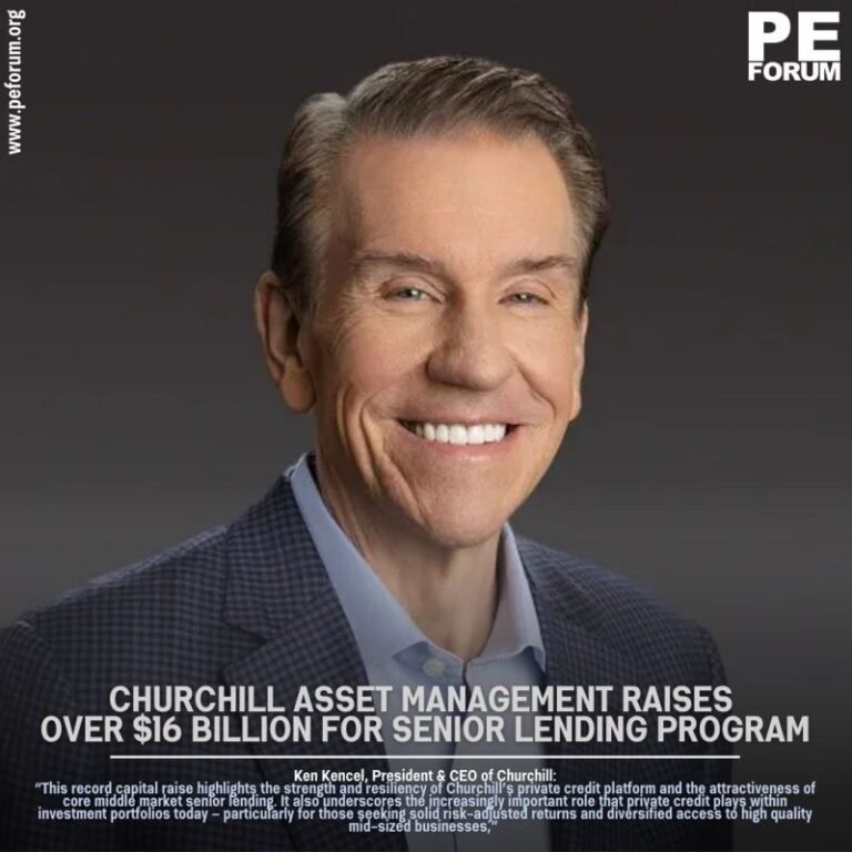 Churchill Asset Management Raises over $16 Billion for Senior Lending Program