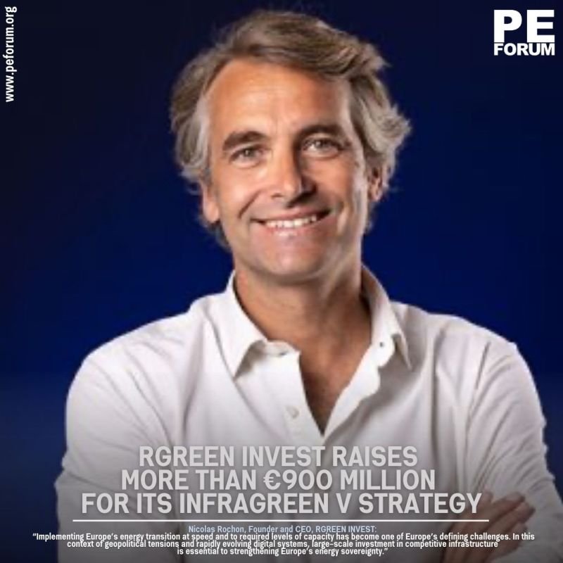 RGREEN INVEST Raises more than €900 Million for its INFRAGREEN V Strategy to Support European Energy Sovereignty