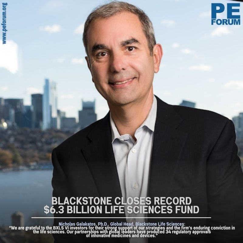 Blackstone Closes Record $6.3 Billion Life Sciences Fund