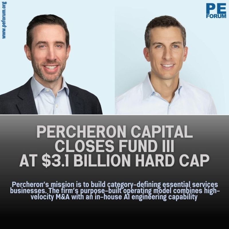 Percheron Capital Closes Fund III at $3.1 Billion Hard Cap
