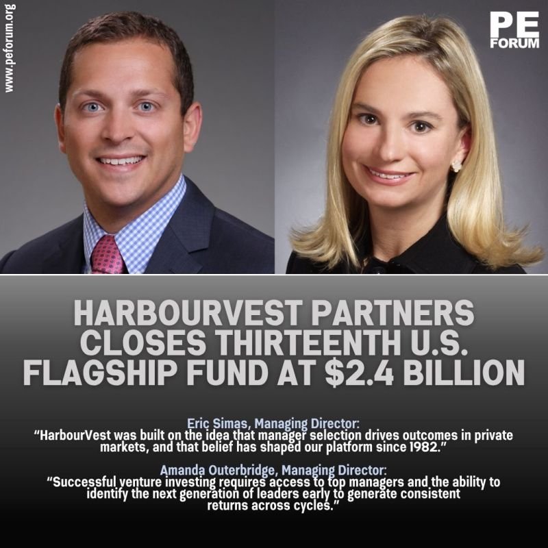 HarbourVest Partners Closes Thirteenth U.S. Flagship Fund at $2.4 Billion