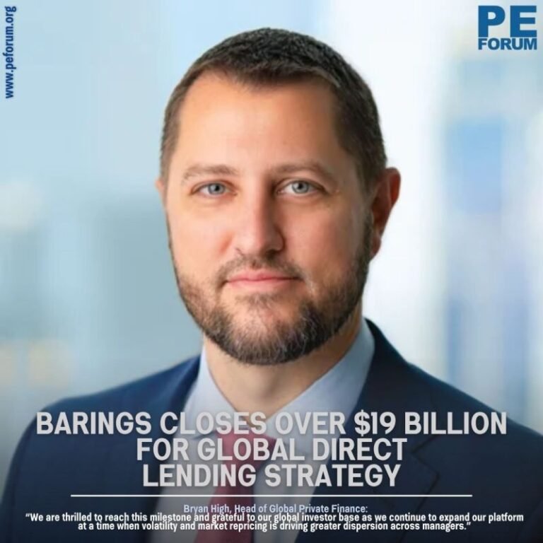 Barings Closes Over $19 Billion for Global Direct Lending Strategy