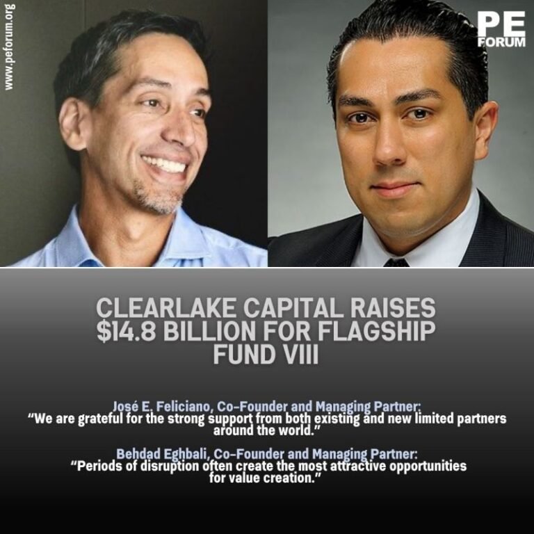 Clearlake Capital Group Raises $14.8 Billion for Flagship Fund VIII