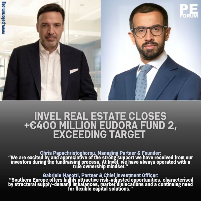 Invel Real Estate Closes +€400 Million Eudora Fund 2