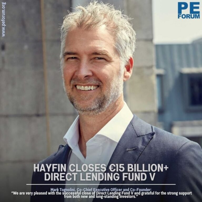 Hayfin Capital Management LLP Closes €15 Billion+ Direct Lending Fund V