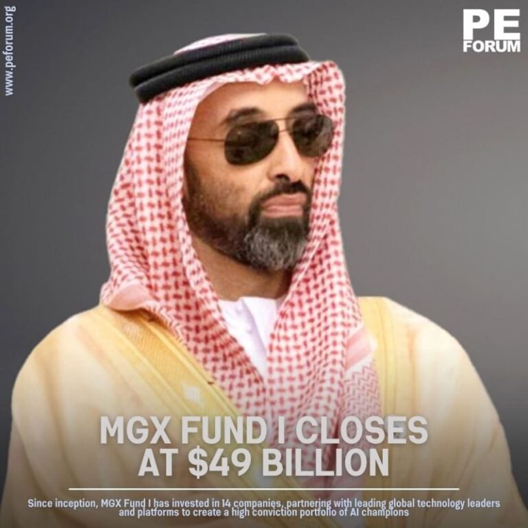 MGX Closes $49 Billion Fund I