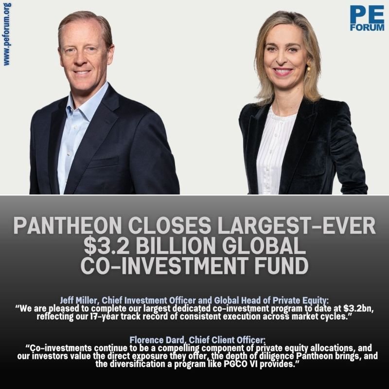 Pantheon Closes Largest-Ever $3.2bn Global Co-Investment Fund