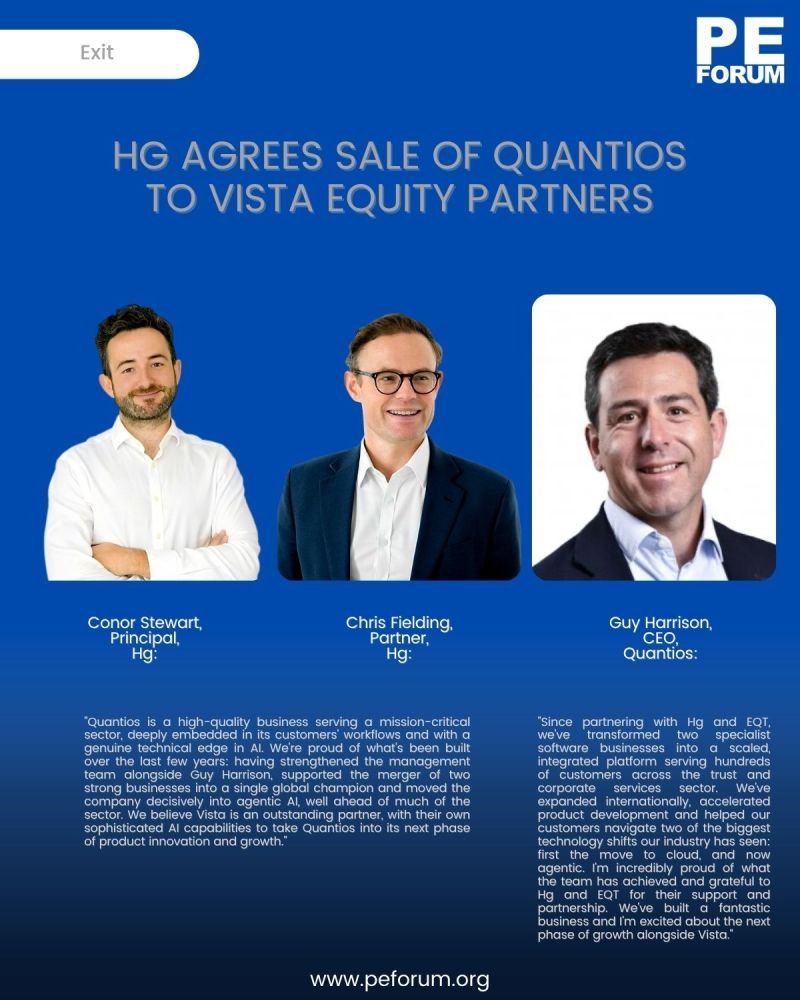 Hg Agrees Sale of Quantios to Vista Equity Partners