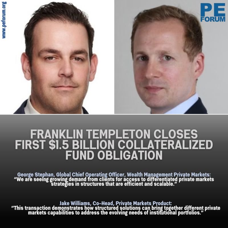 Franklin Templeton Closes First $1.5B Collateralized Fund Obligation